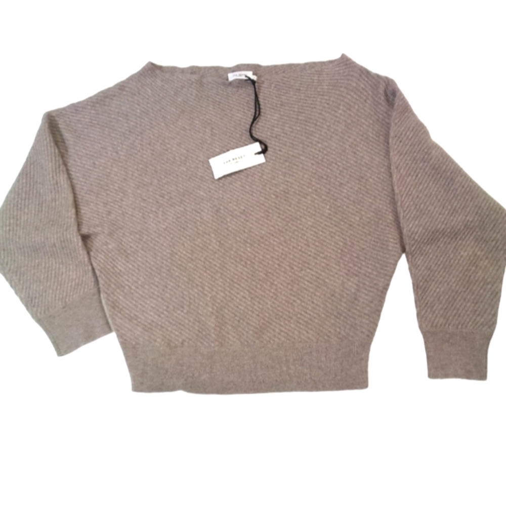 The Reset R Label The Show Off Sweater in Toasty. Wool/Cashmere Size Large NWT
